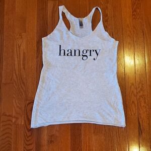 Hungry athletic racerback tank top